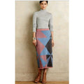 NEW Anthropologie $268 Ekaterina Kukhareva for Made in Kind Pencil Skirt Small