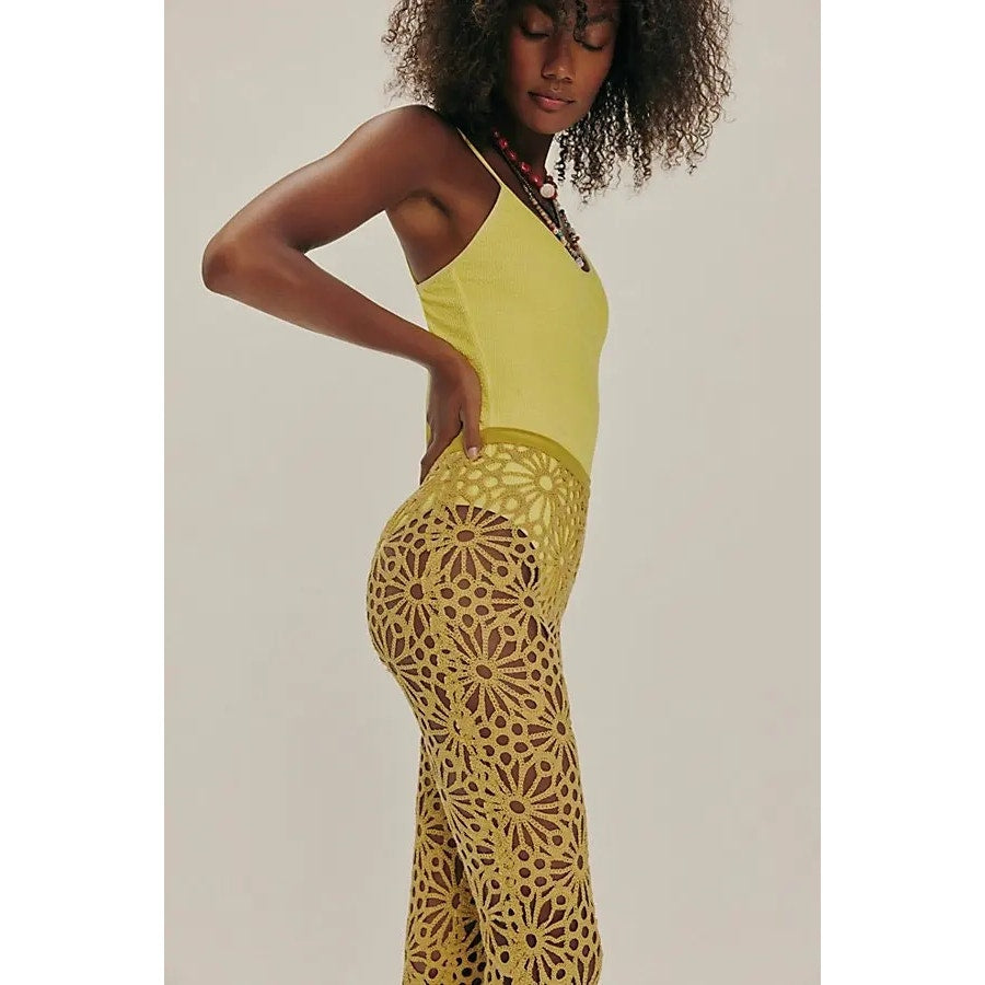 Free People Lace Boot Pants by Norma Kamali