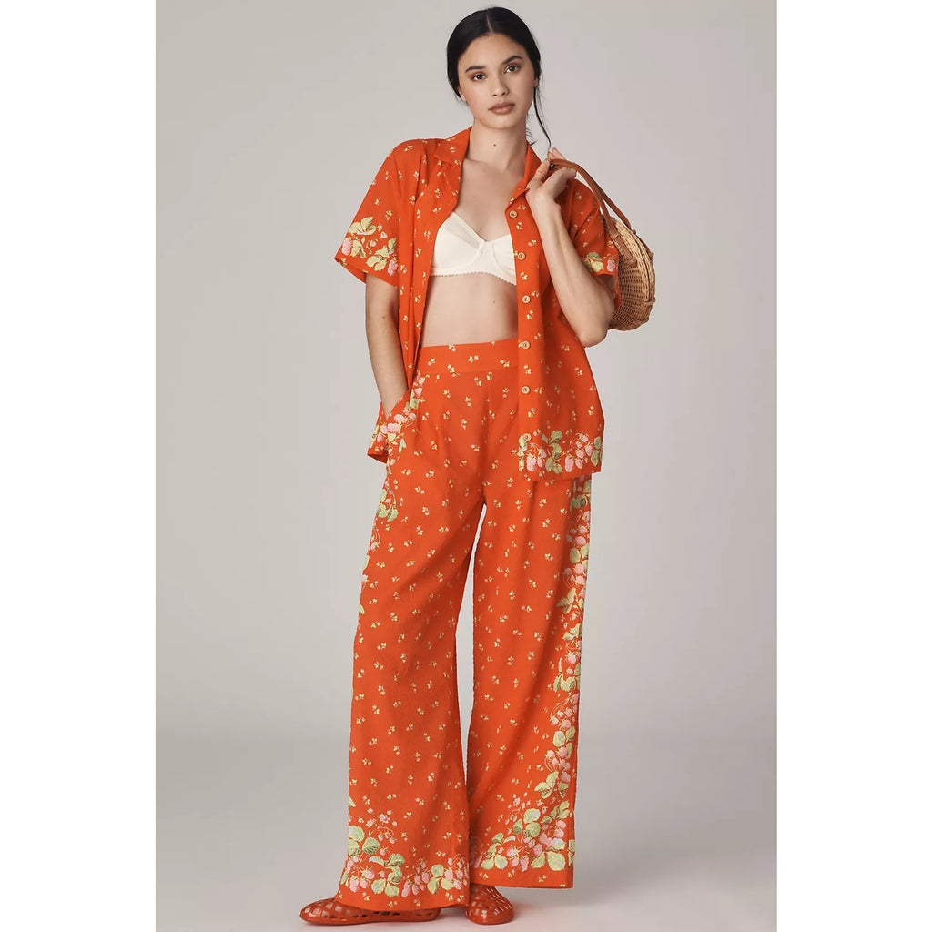 Anthropologie Rachel Antonoff Snyder High-Rise Wide-Leg Pants