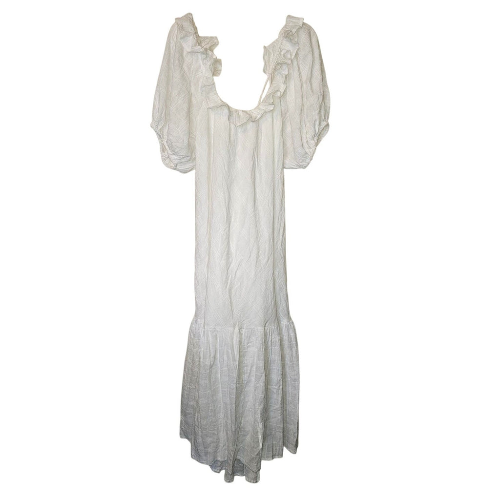 Free People Kaylyn Midi Dress Free-est MEDIUM Ivory Boho Free-est Free People