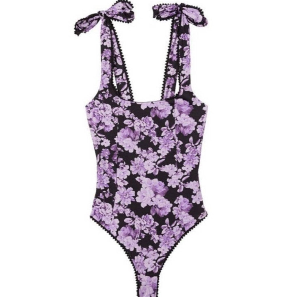New Free People x Beach Riot Sydney One-Piece Floral Swimsuit $188 X-SMALL