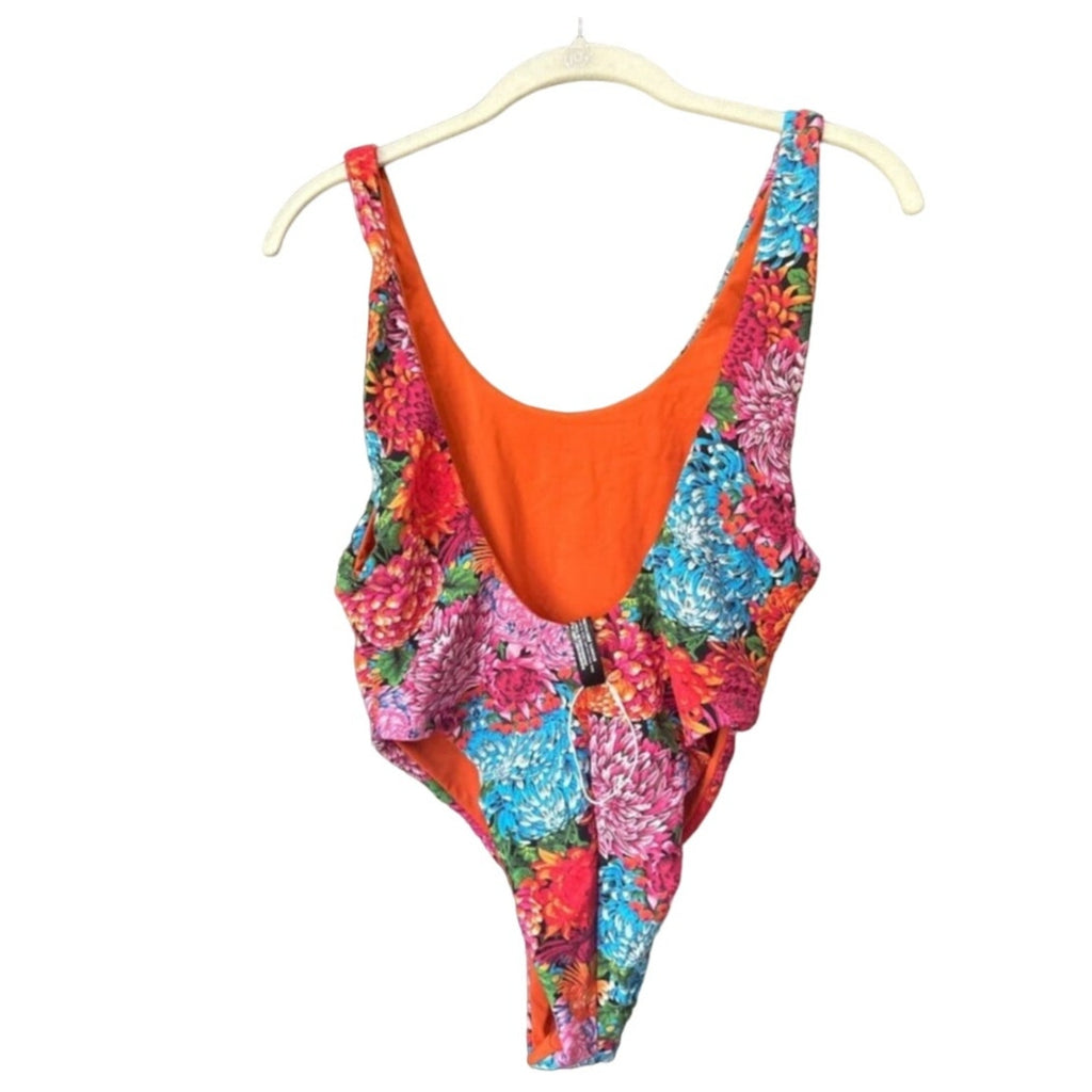 New FREE PEOPLE Reina Olga Funky Floral One-Piece Swimsuit $190 SIZE 1 - US 4