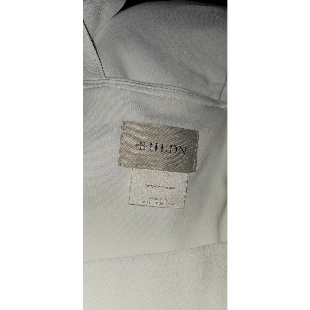 Anthropologie BHLDN Adena Crepe Dress SIZE 22 Ivory Anthropologie