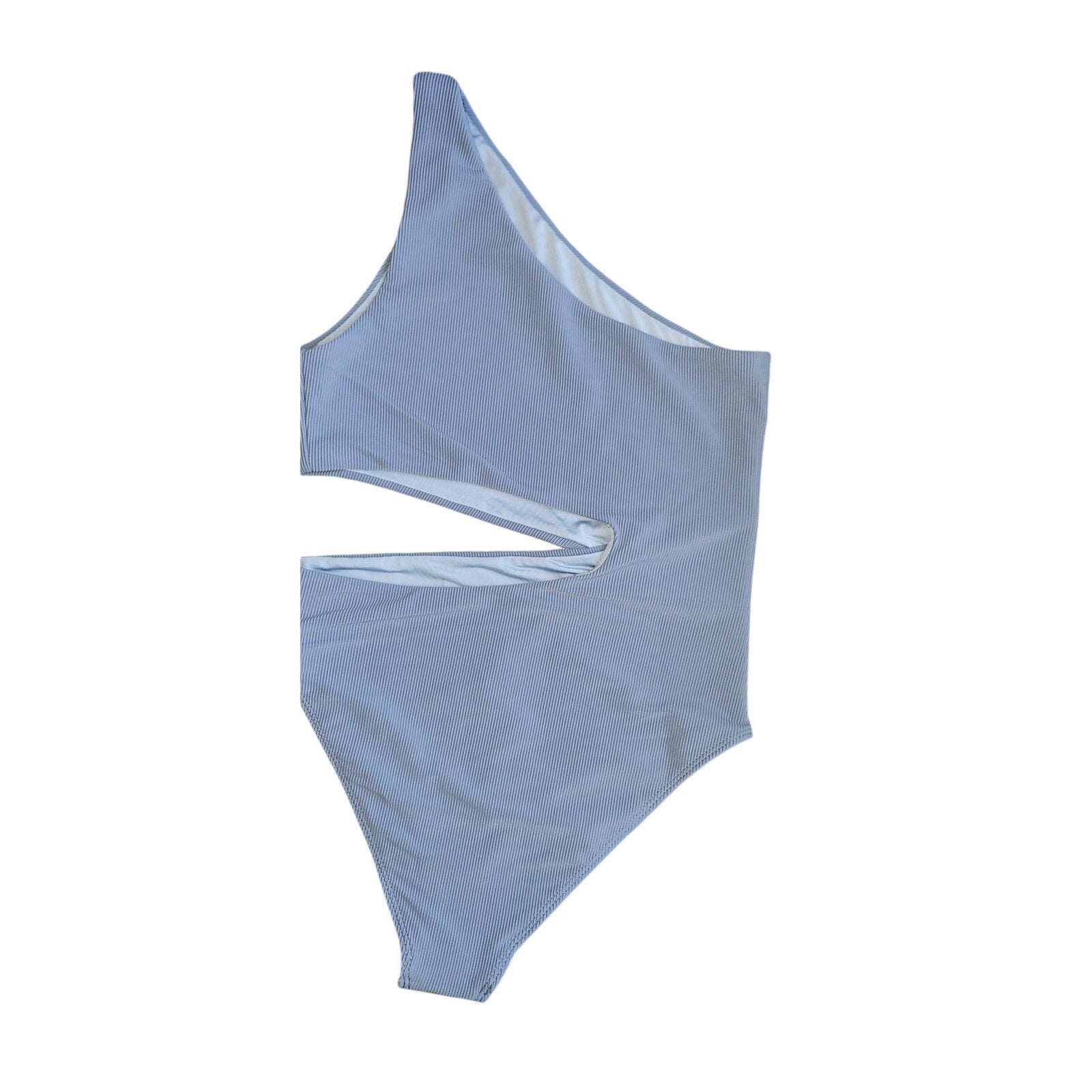 Free People BEACH RIOT Ribbed Celine One Piece LARGE Blue Free People