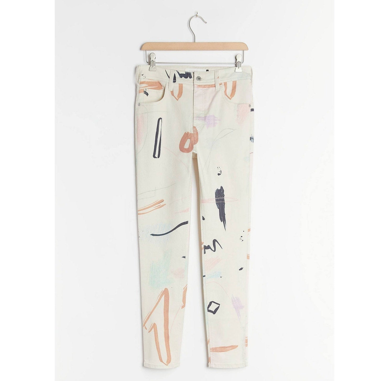 New Anthropologie x Moglea Ultra High-Rise Slim Straight Jeans $158 Size 28