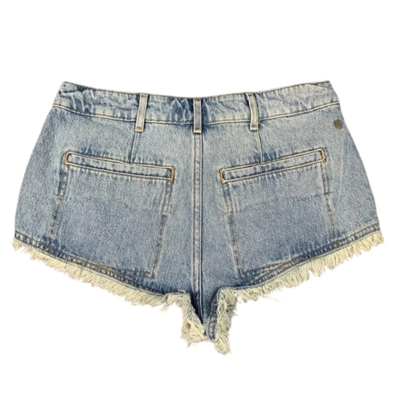 Anthropologie Pilcro Pitched Micro Denim Shorts $78 SIZE 28 Light Blue