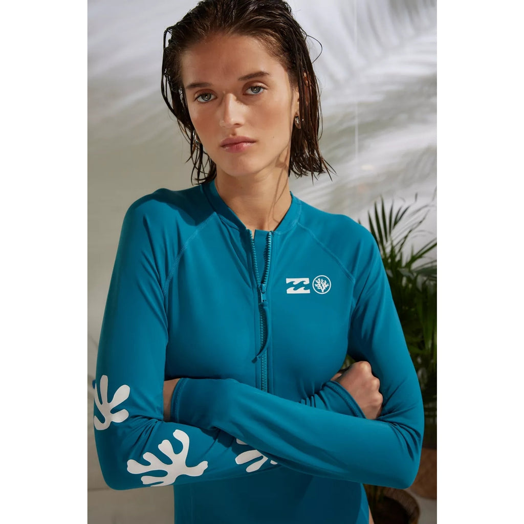 URBAN OUTFITTERS Billabong X Coral Gardeners Spring Wetsuit LARGE Blue Urban Outfitters
