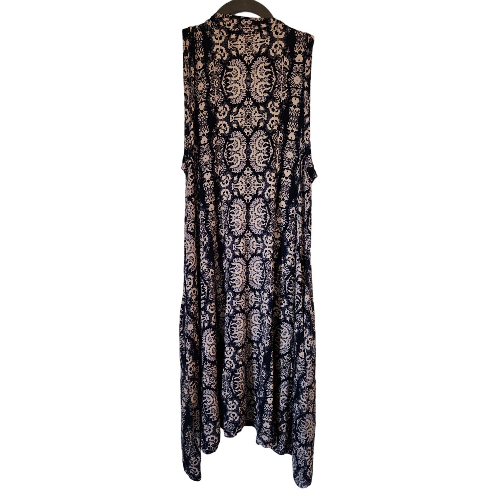 Anthropologie Maeve Lilt Swing Dress Size Small Navy Blue Marine Rare Anthropologie