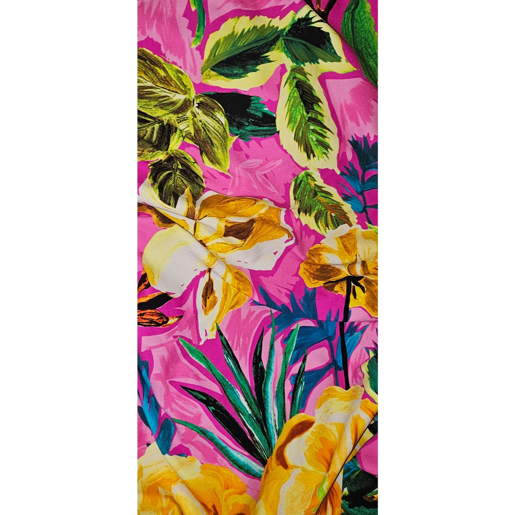 Anthropologie x PQ Swim One-Shoulder Printed One-Piece Swimsuit SMALL Pink Anthropologie