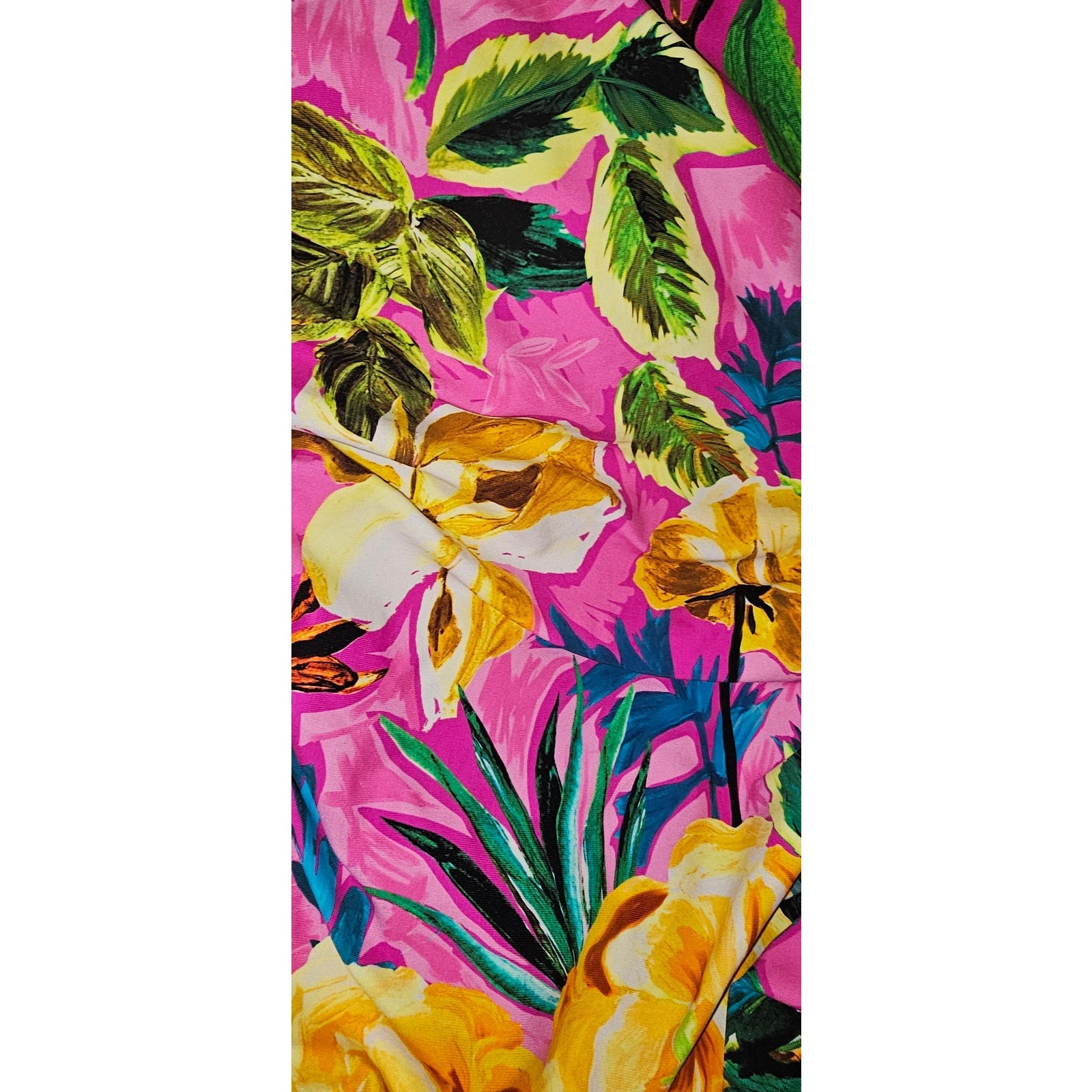 Anthropologie x PQ Swim One-Shoulder Printed One-Piece Swimsuit SMALL Pink Anthropologie