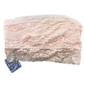 New Free People Floral Lace Trim Bandeau Soft Pink $28 Size Medium