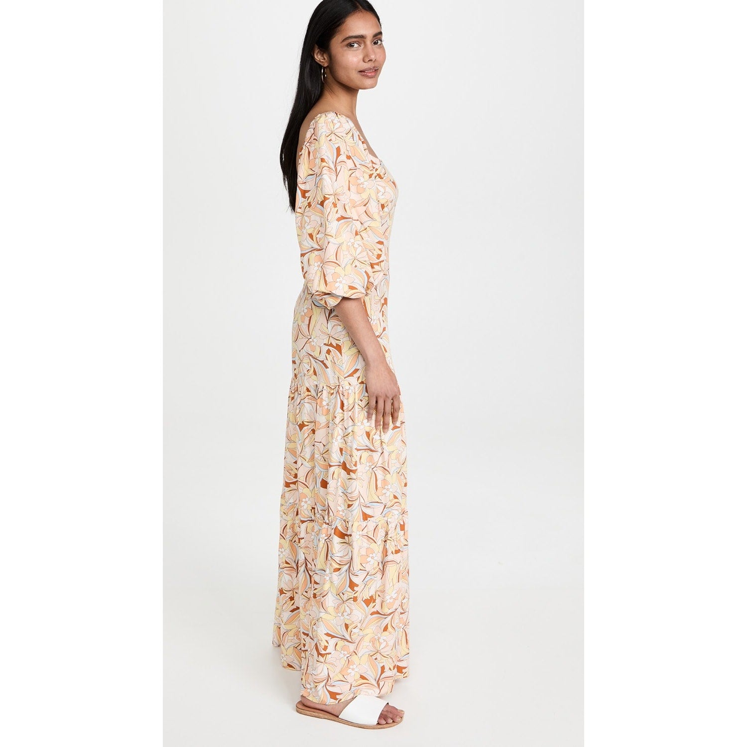 New Anthropologie L SPACE Bahia Dress RESORTWEAR $200 SMALL Soulshine Floral