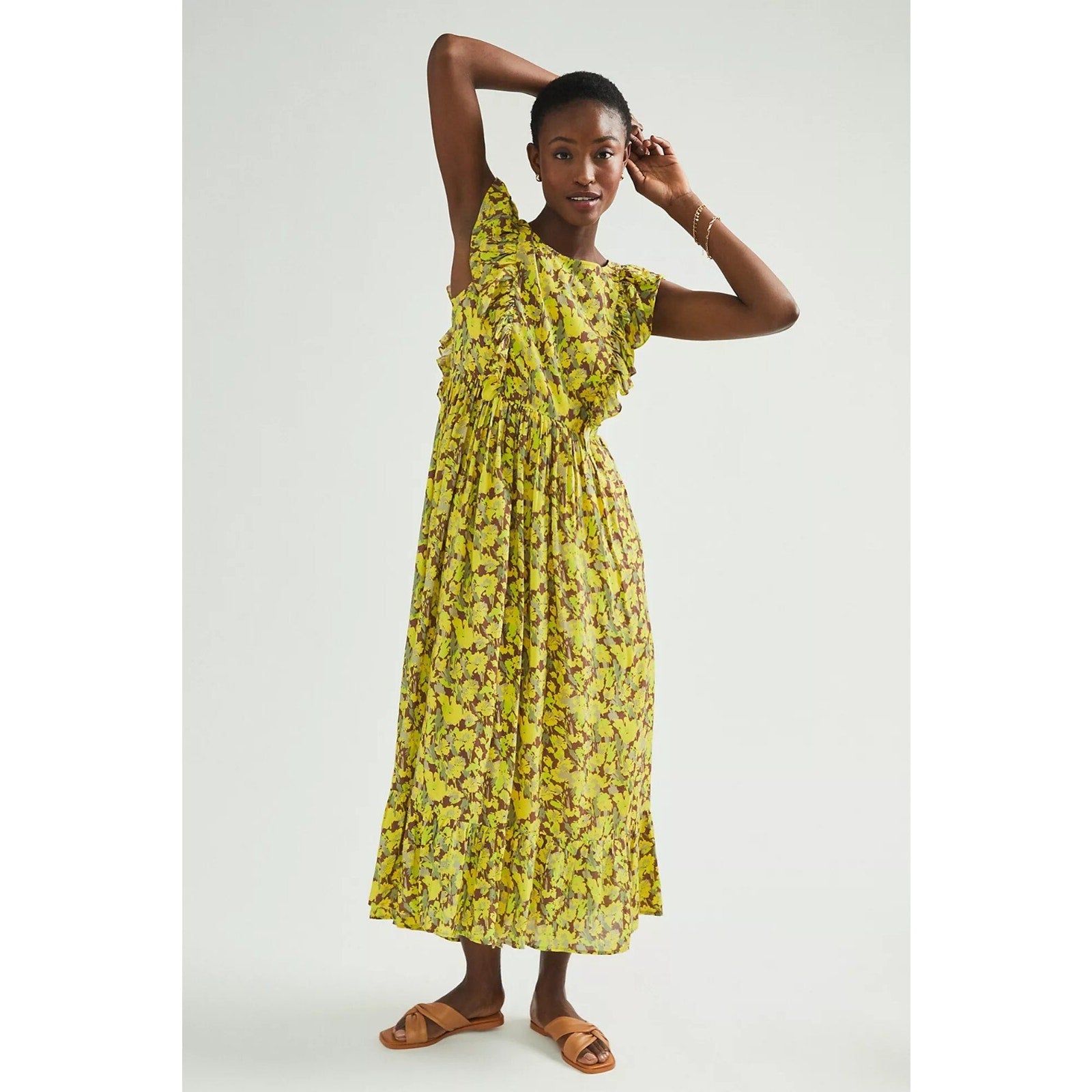 New Anthropologie Lenore Maxi Dress by Ranna Gill Size XS Boho Abstract