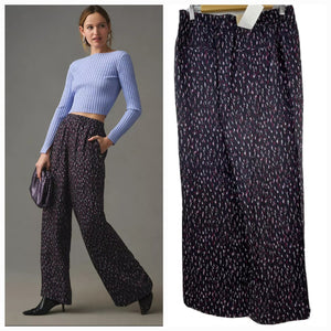Nwt Anthropologie x Scotch & Soda Gia Wide-Leg Trousers $178 M/30 US 8/10