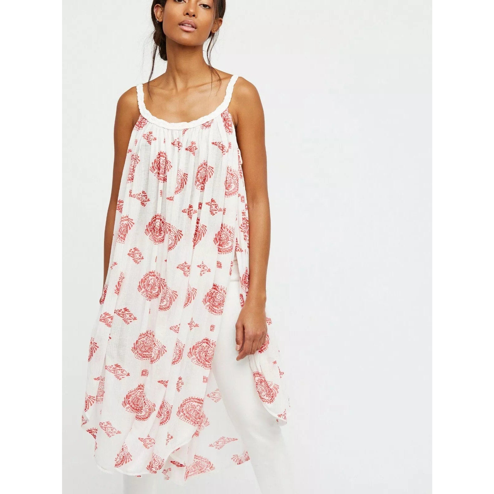 Free People Haveli Paisley Maxi Top