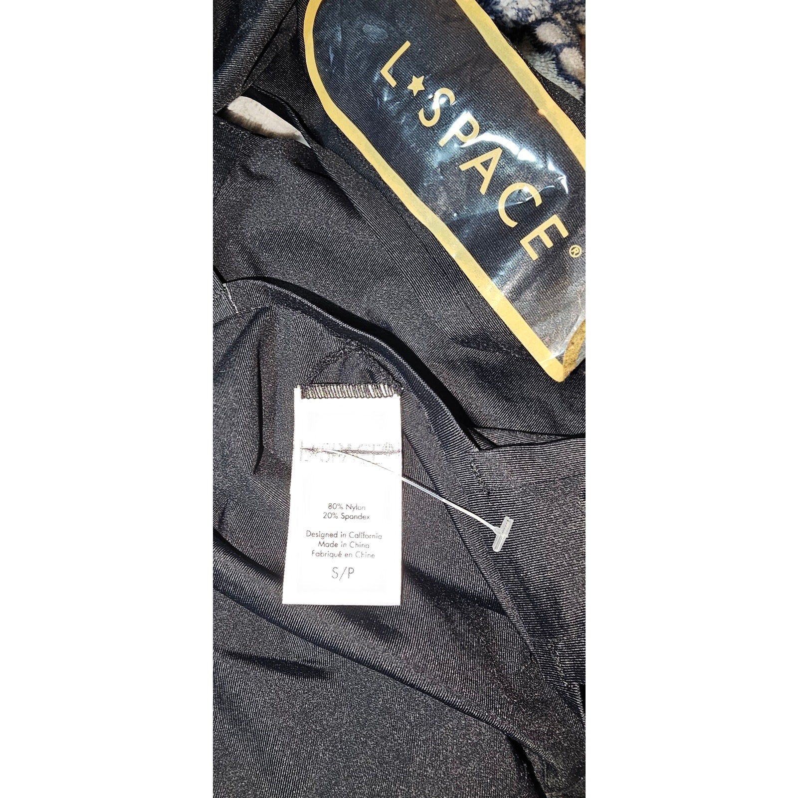 Anthropologie LSPACE Katniss One-Piece Swimsuit SMALL Black Anthropologie
