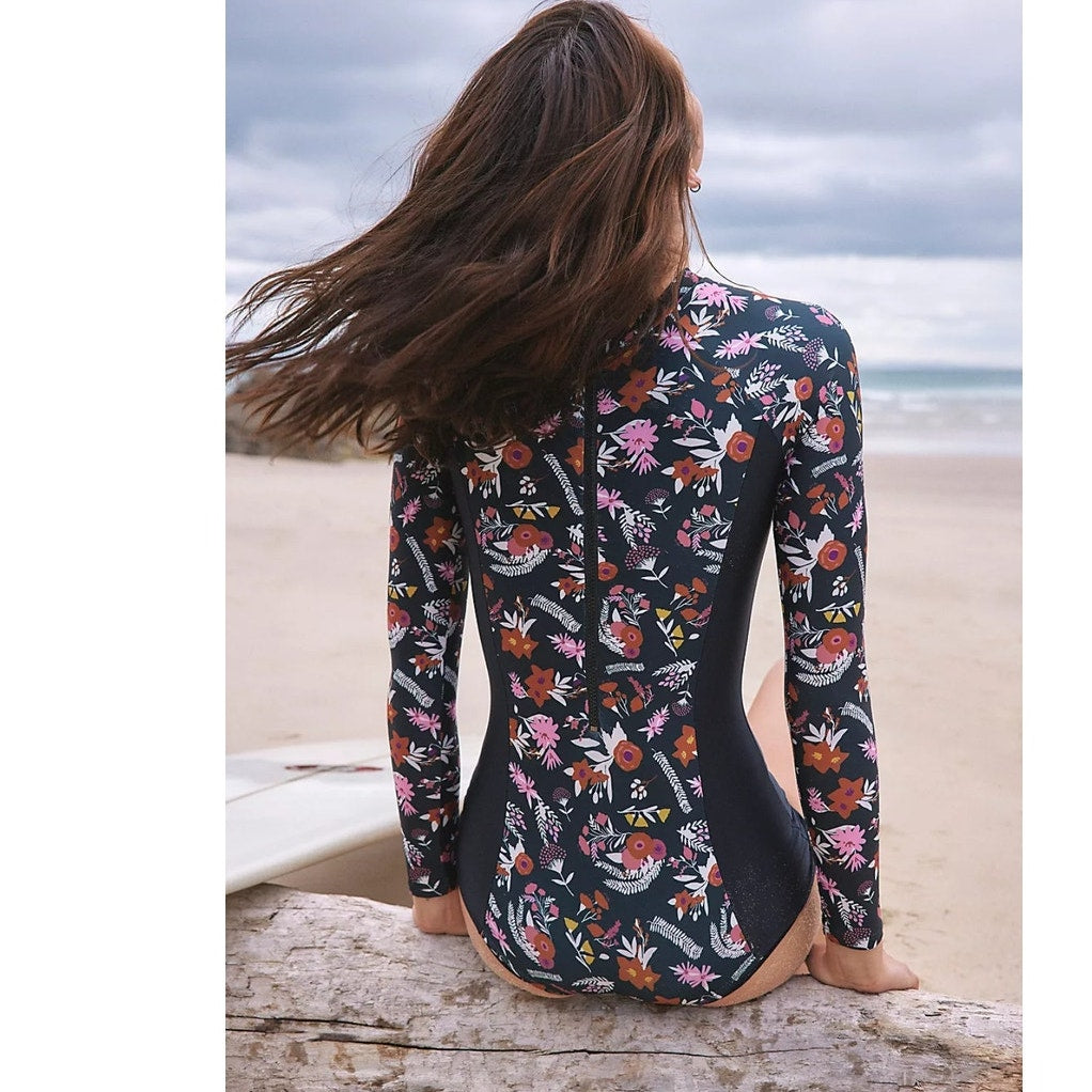 New Anthropologie FREE PEOPLE Carolina K Reefline Rashguard $295 X-SMALL Floral