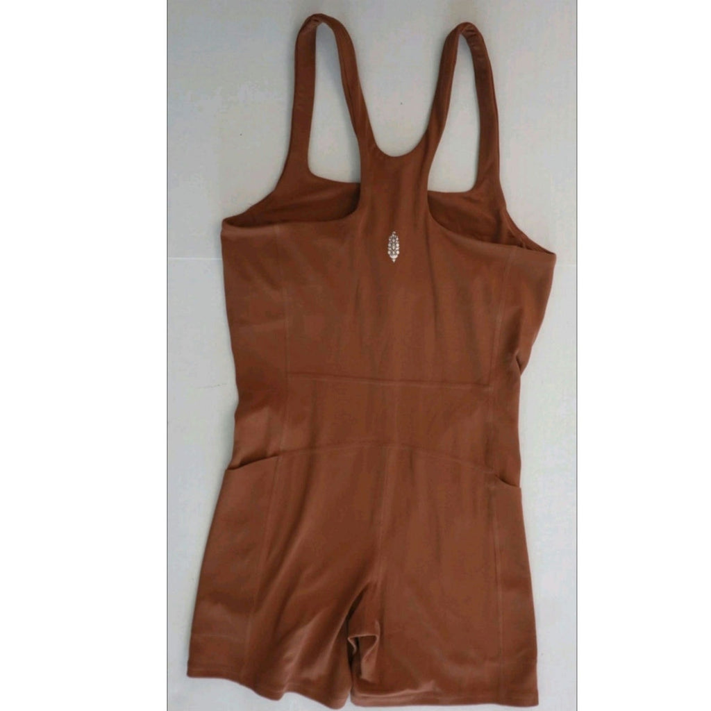 New Free People FP MOVEMENT Never Better Runsie $78 SMALL Sequoia