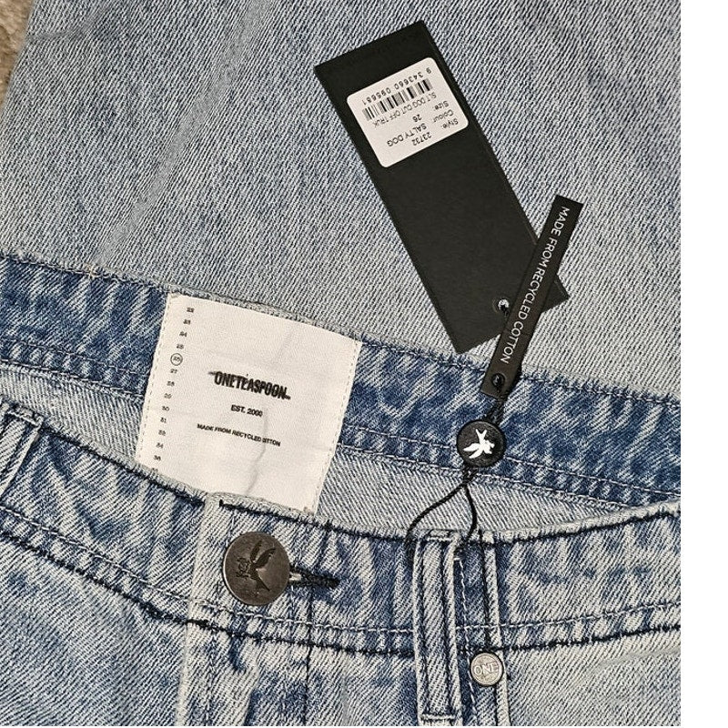 Nwt Urban Outfitters x One Teaspoon Salty Dog Cut Off Trucker Shorts $112 Sz 26