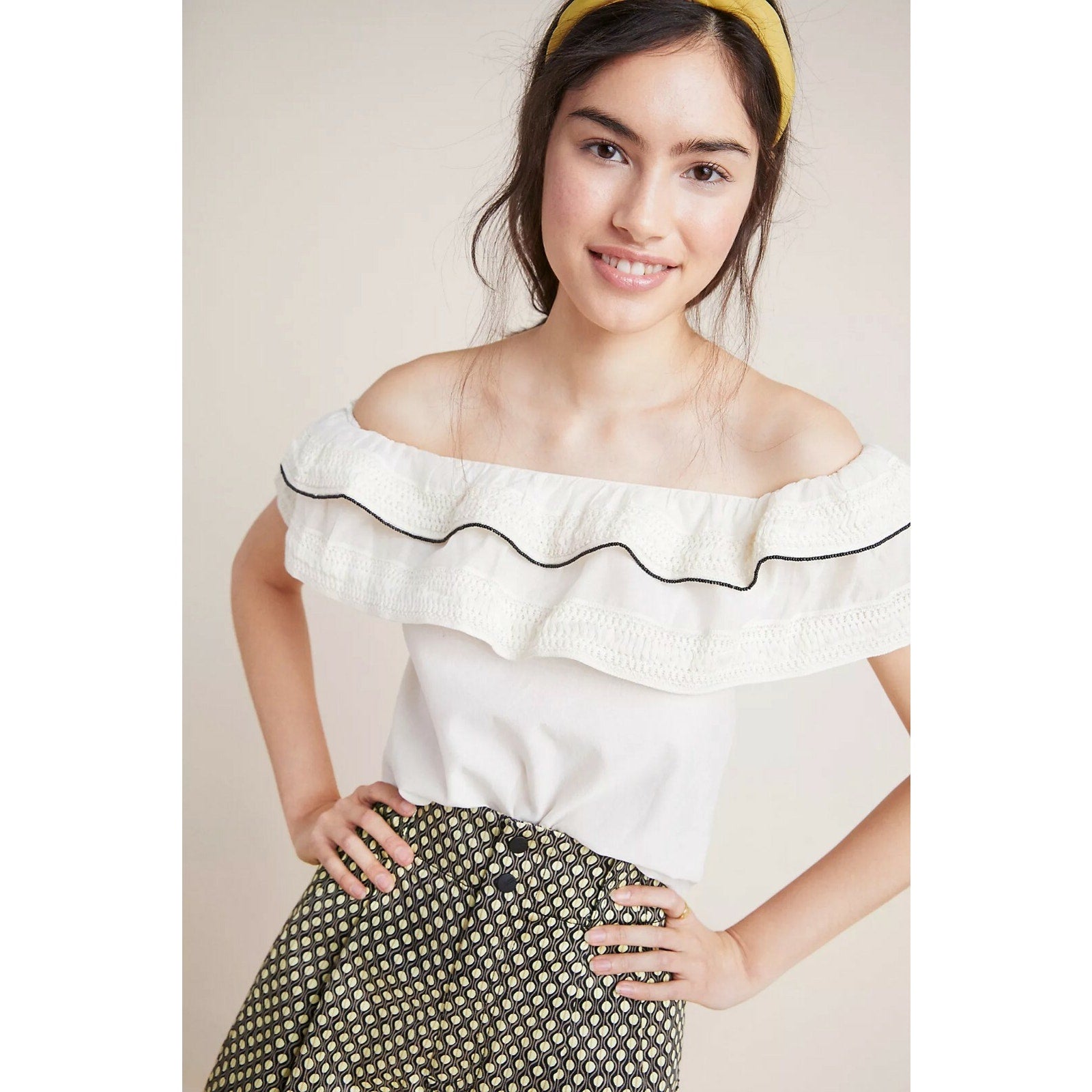 NEW Anthropologie Organza Blouse by Amit Aggarwal Size Small