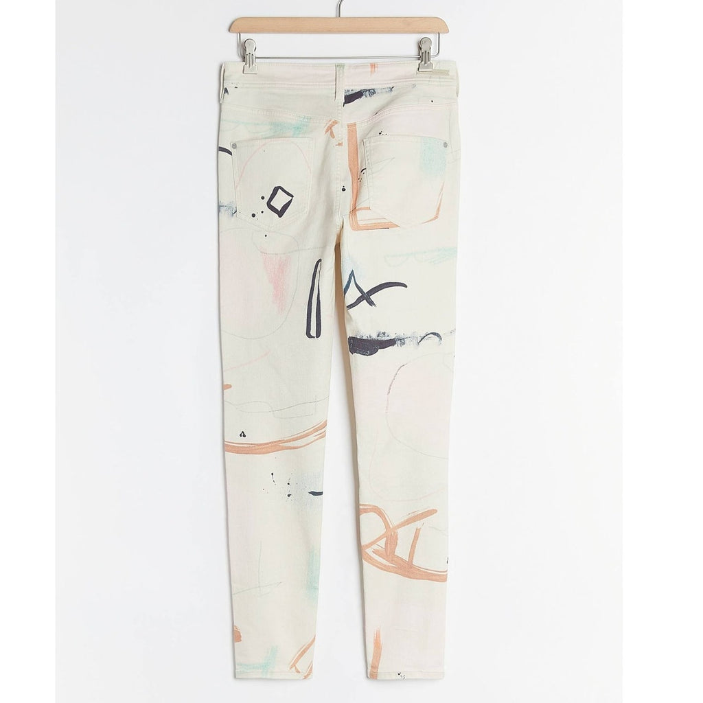 New Anthropologie x Moglea Ultra High-Rise Slim Straight Jeans $158 Size 28