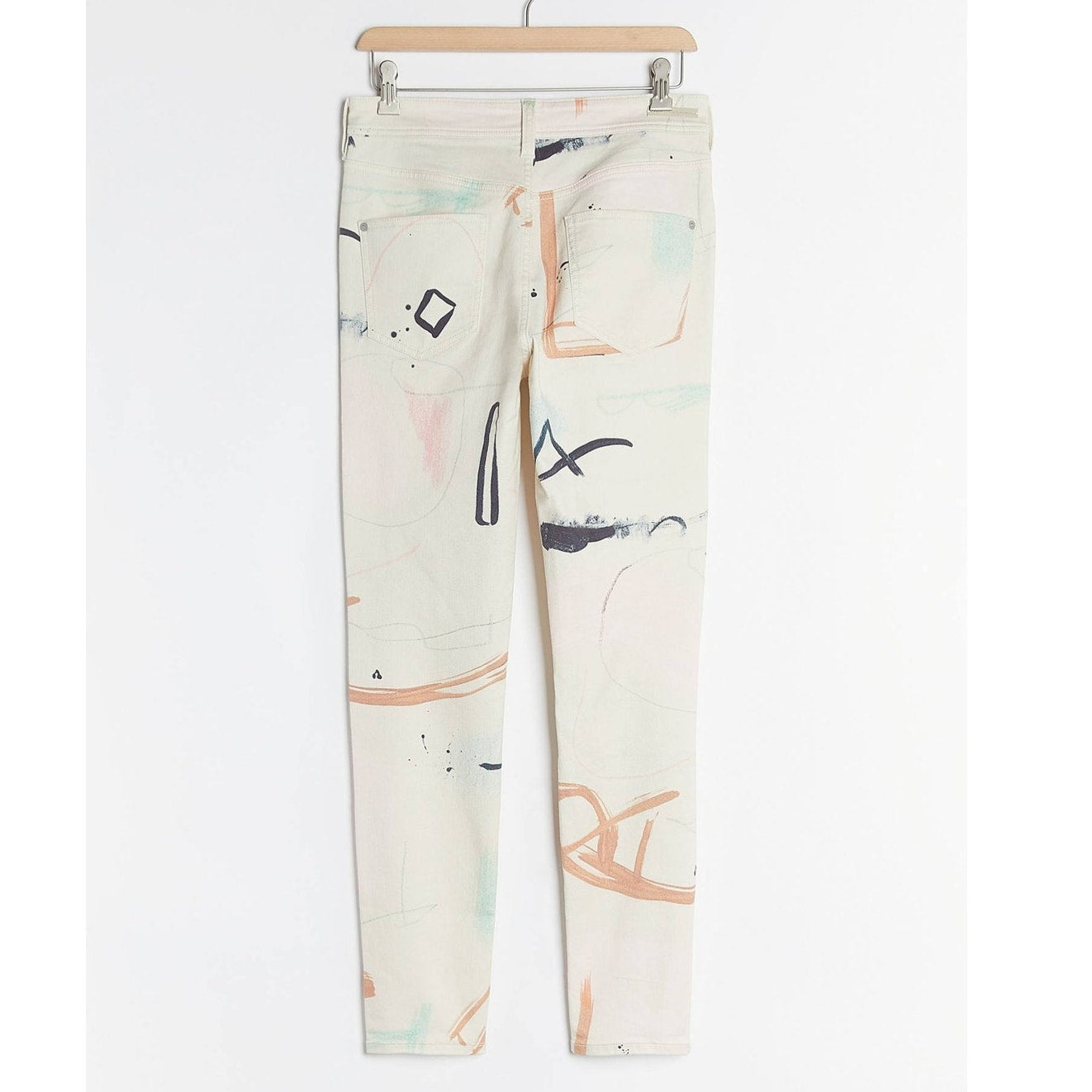 New Anthropologie x Moglea Ultra High-Rise Slim Straight Jeans $158 Size 28