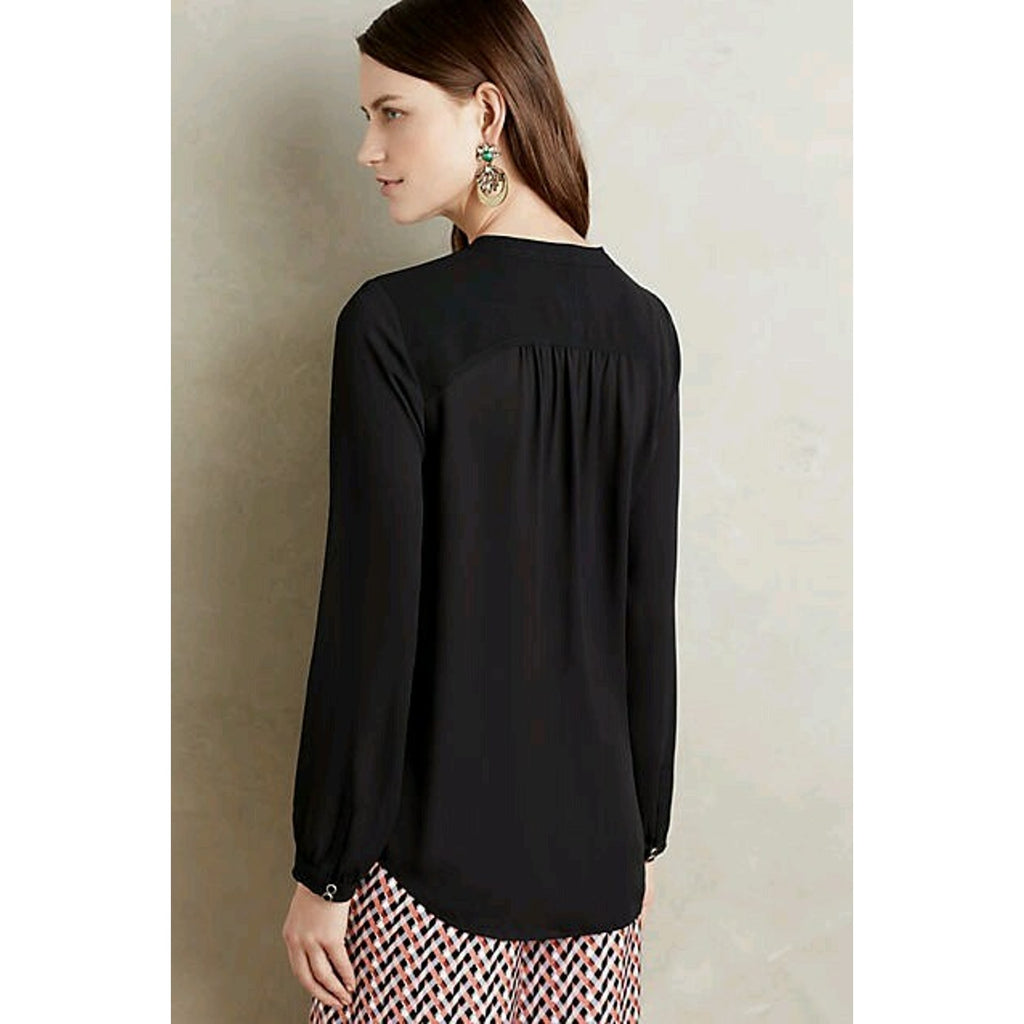 NEW Anthropologie Telma Long Sleeve Blouse by HD in Paris $88 Size 6