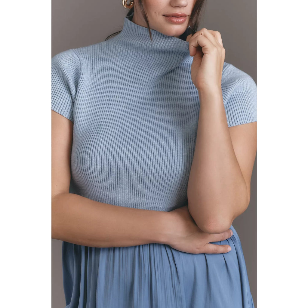 Anthropologie The Thea Twofer Sweater Dress: Short-Sleeve Mini $148 PLUS 1X