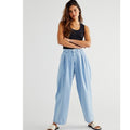 New Free People x Closed Ivo Jeans $345 SIZE 32 Light Blue Straight Wide-Leg