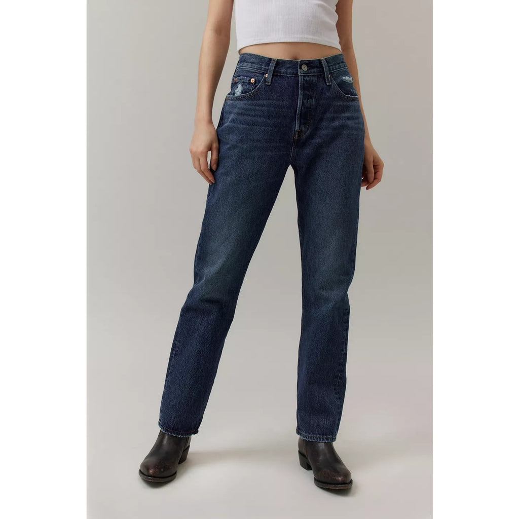 New URBAN OUTFITTERS Levi’s 501 High-Waisted Jeans $98 SIZE 29/30 Blue Relaxed