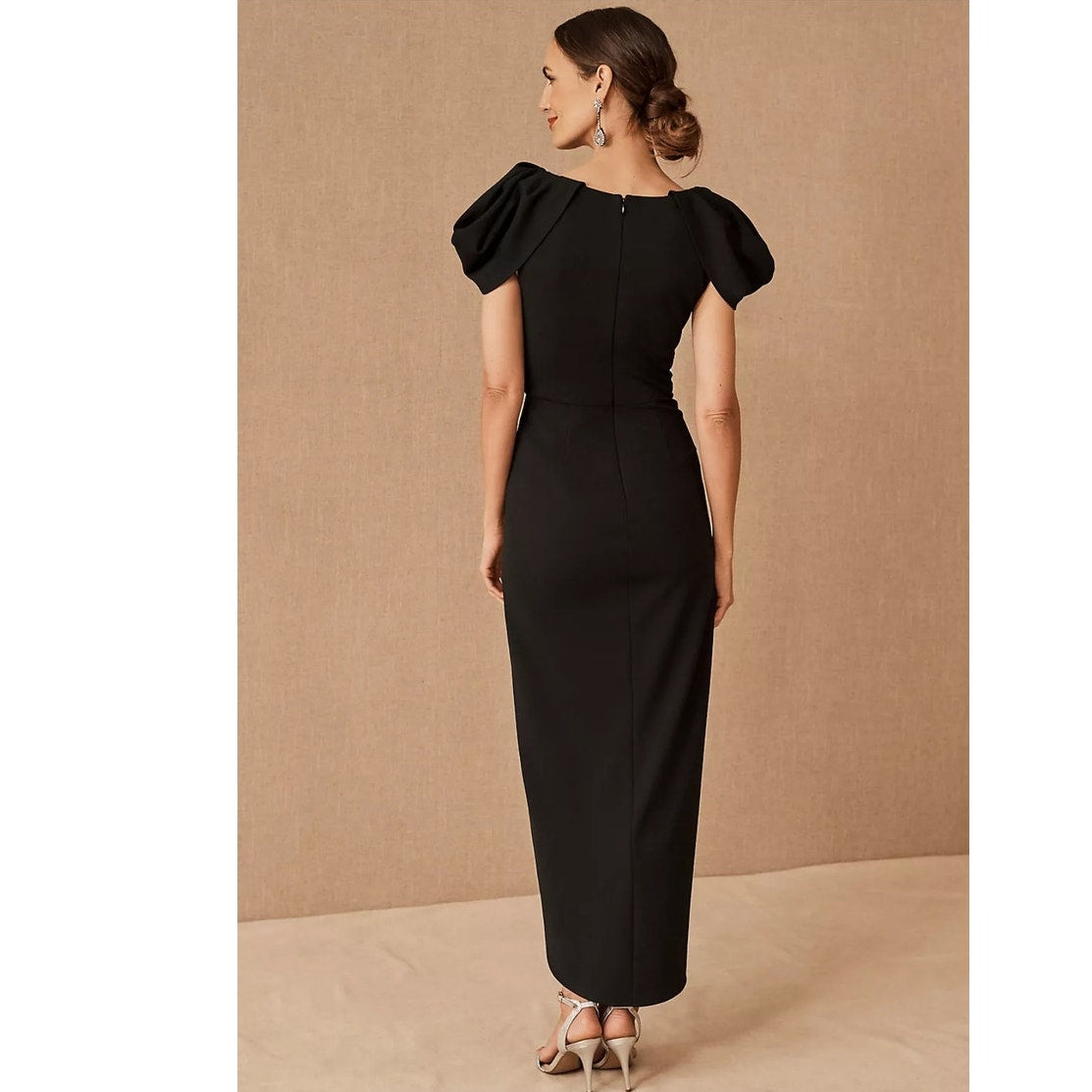 New Anthropologie BHLDN Sayre Dress $298 SIZE 2 Black SPECIAL OCCASION