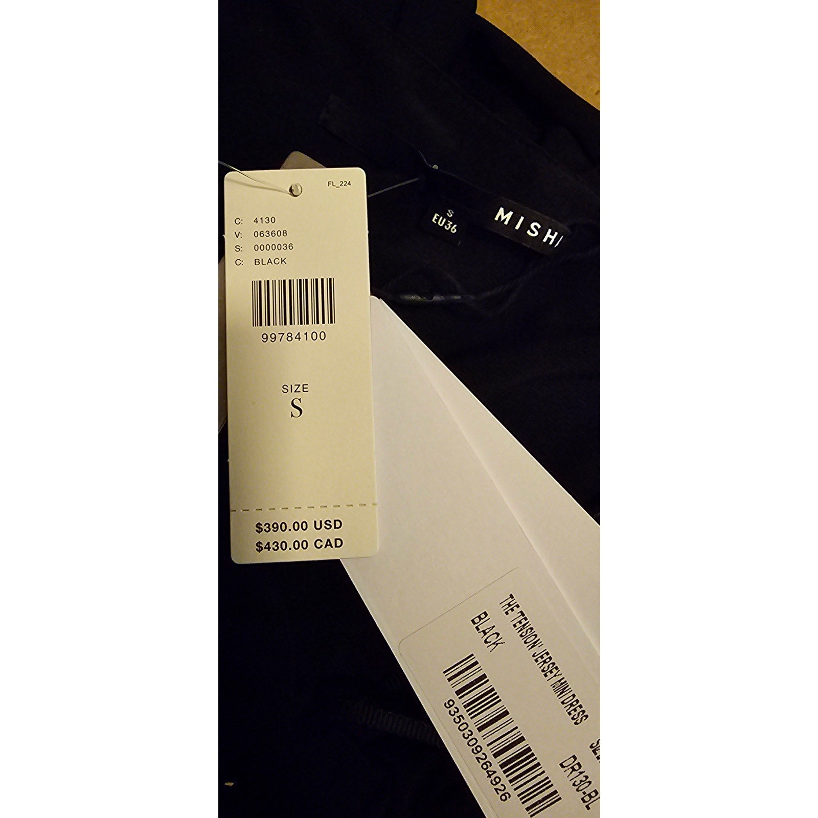 Anthropologie Long-Sleeve Jersey Mini Dress