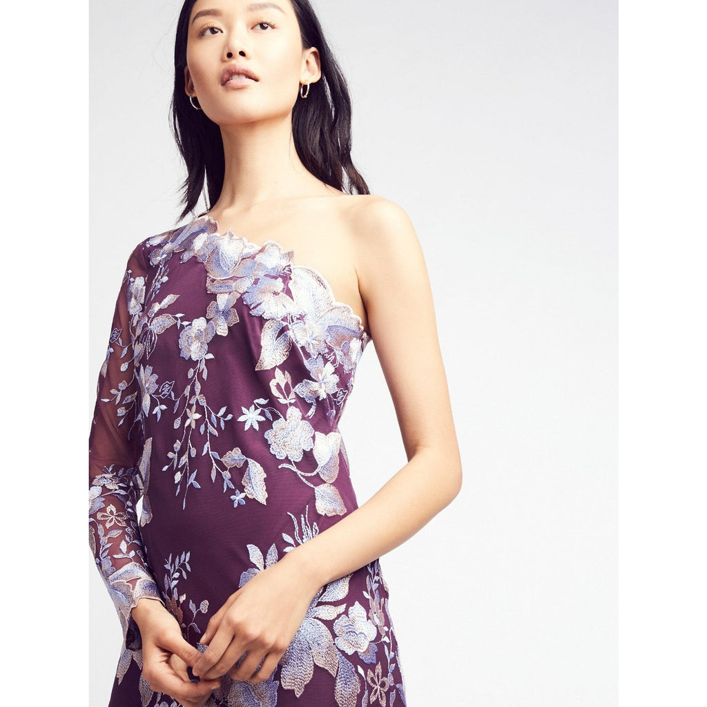 NEW Free People $250 Rosalie Floral Embroidered Mini Dress In Wine Size 6