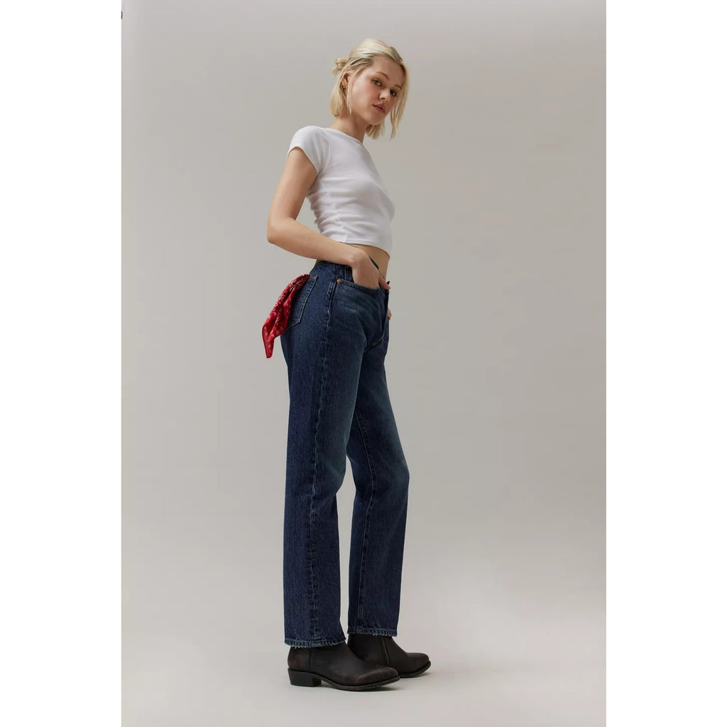 New URBAN OUTFITTERS Levi’s 501 High-Waisted Jeans $98 SIZE 29/30 Blue Relaxed