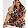 New Anthropologie Maeve Harper Tunic Dress $128 X-SMALL Black Abstract