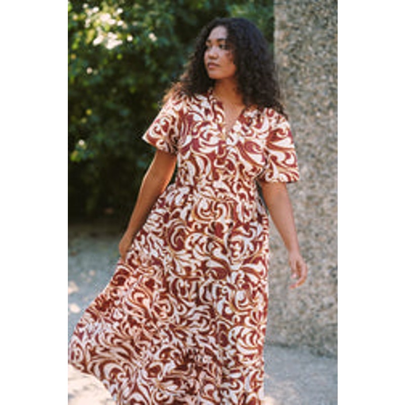 Anthropologie Somerset Maxi Dress SMALL Burgundy Anthropologie