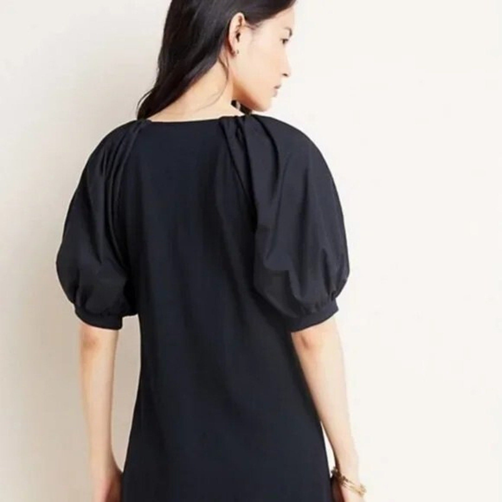 New Anthropologie Maeve Annike Puff Sleeve Mini Dress Size Small