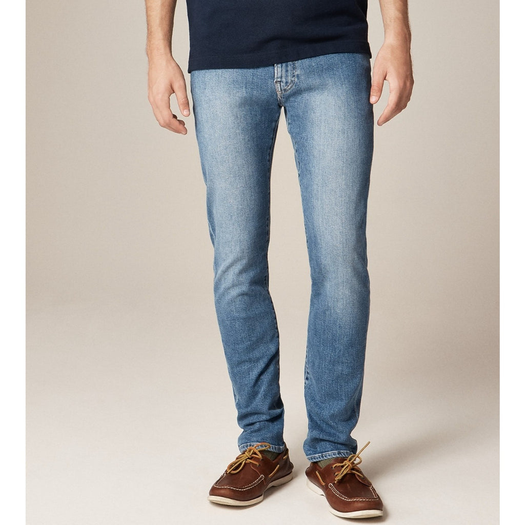 New J Crew 770 Straight-fit Stretch Denim Jeans in Medium Wash $148 W 32 L 32