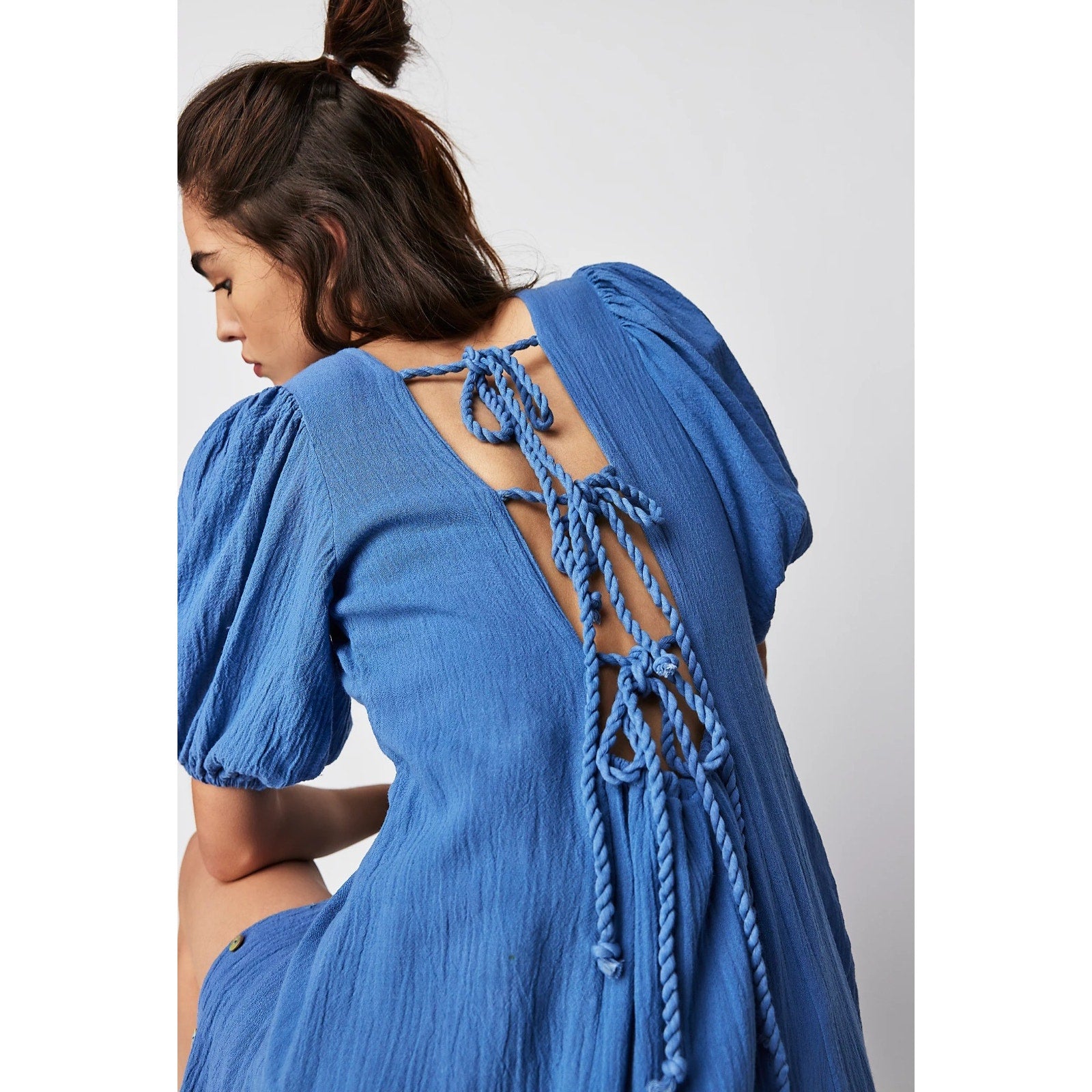 New Free People Jen's Pirate Booty Paraguay Maxi Gown $252 SMALL White Boho