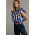 NEW Anthropologie Whit Two Cascade Ruffled Blouse Size Small