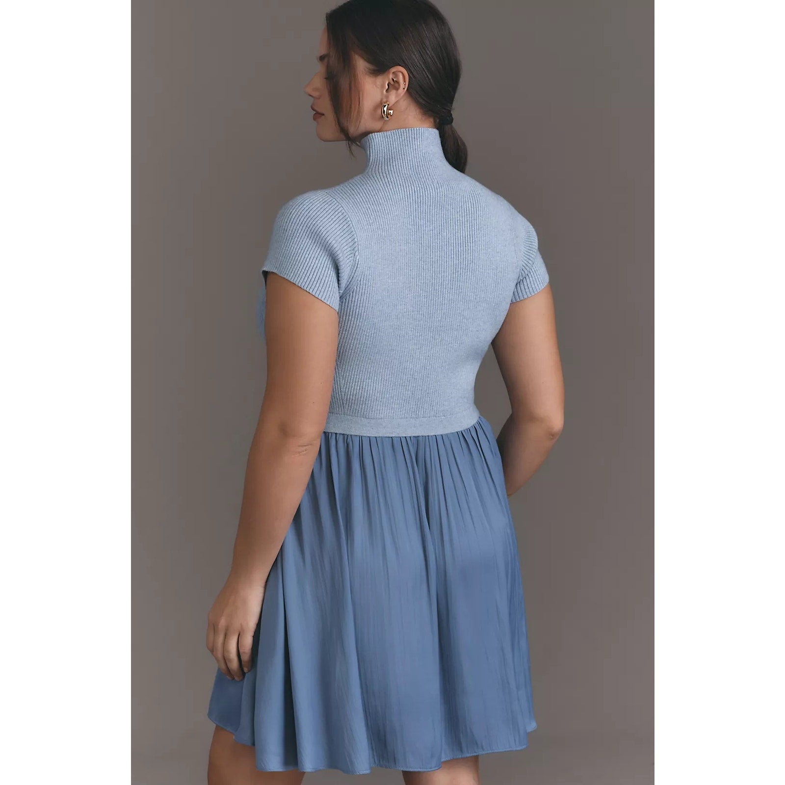 Anthropologie The Thea Twofer Sweater Dress: Short-Sleeve Mini $148 PLUS 1X