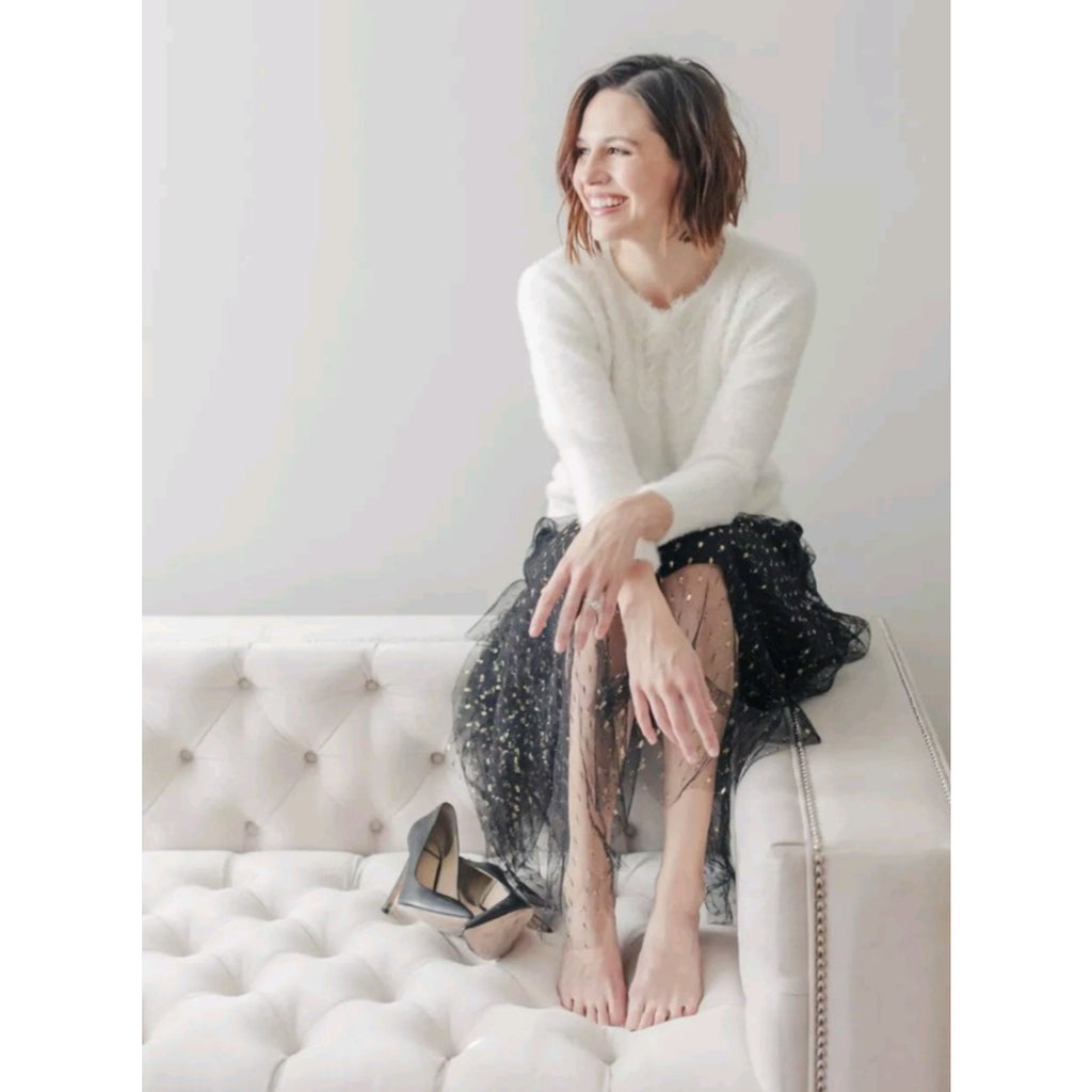 NEW Anthropologie Aubade Pullover by Rosie Neira $128 Size Small Ivory White