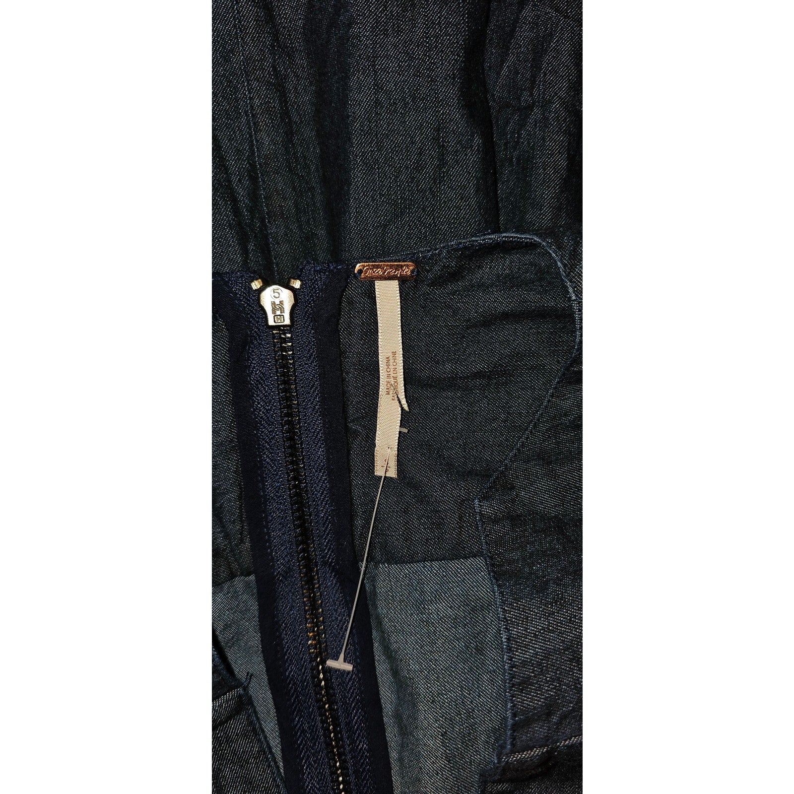 Free People Boho-Chic Karmen Chambray Dress