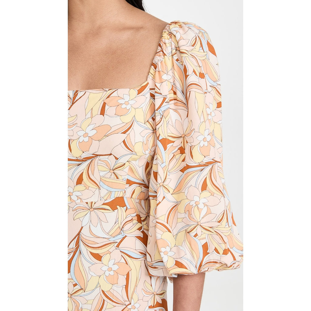 New Anthropologie L SPACE Bahia Dress RESORTWEAR $200 SMALL Soulshine Floral