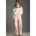 Anthropologie Pilcro Flocked A-Line High-Rise Wide-Leg Jeans $148 23 TALL