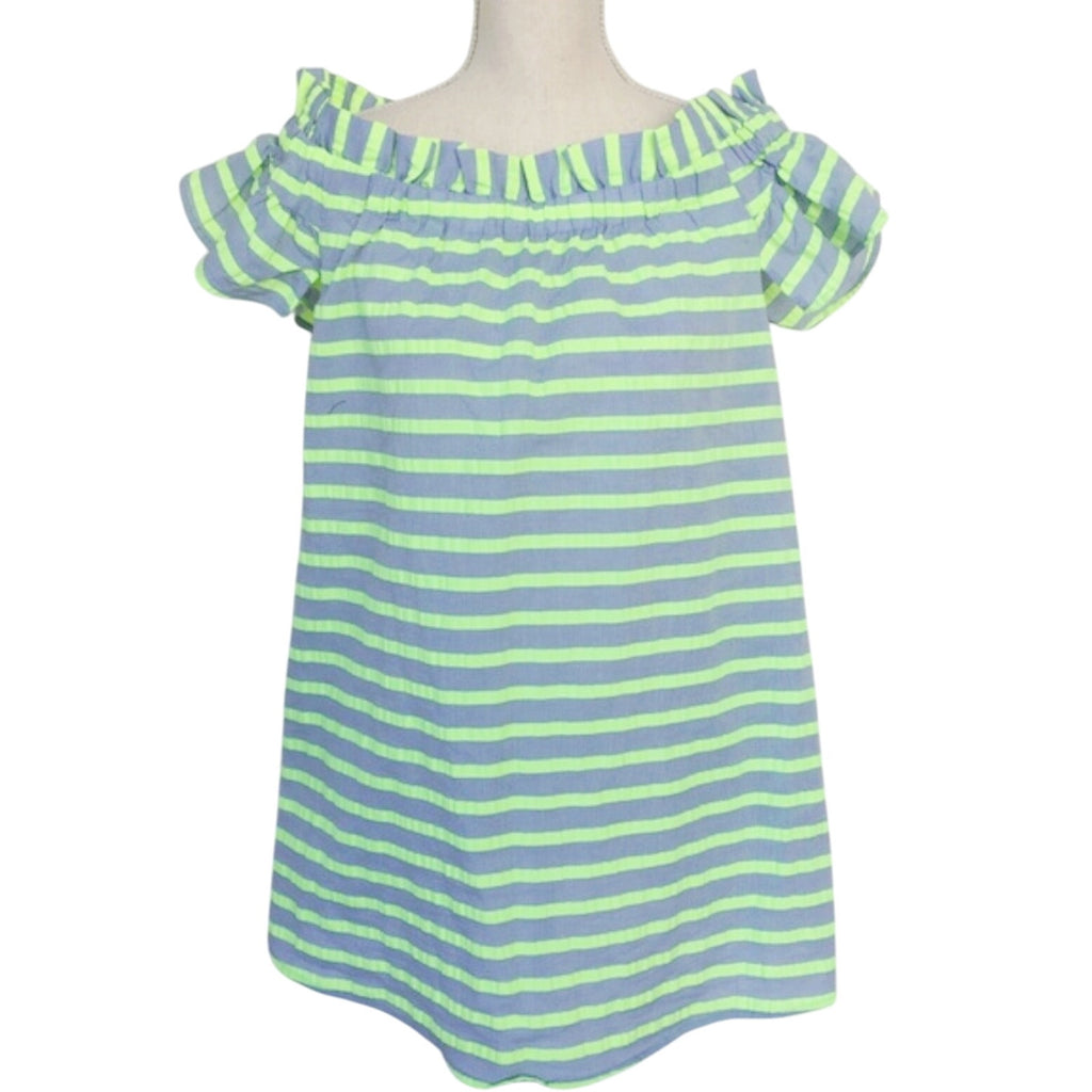 New Anthropologie COREY LYNN CALTER Bayside Off-The-Shoulder Dress $158 XSP / SP