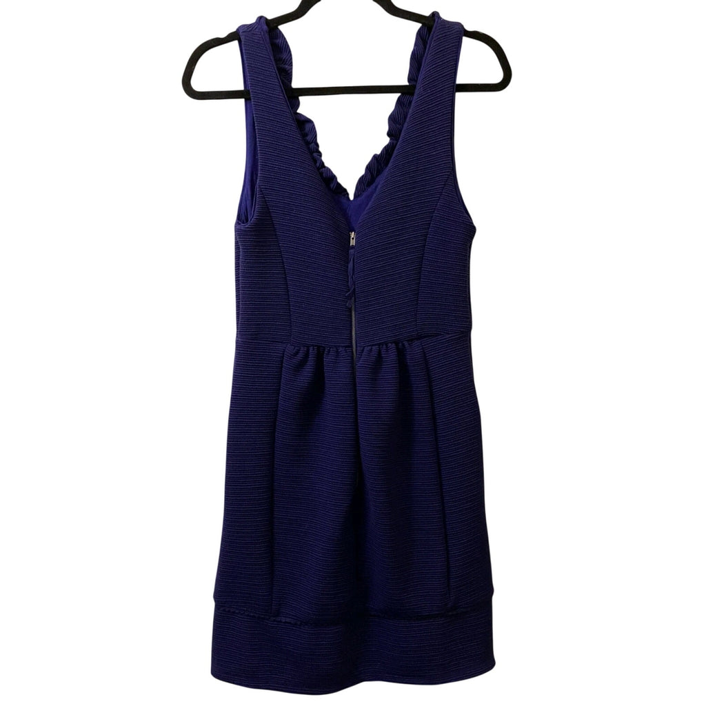 New Anthropologie MAEVE Ottoman Mini Dress $158 LARGE PETITE Blue