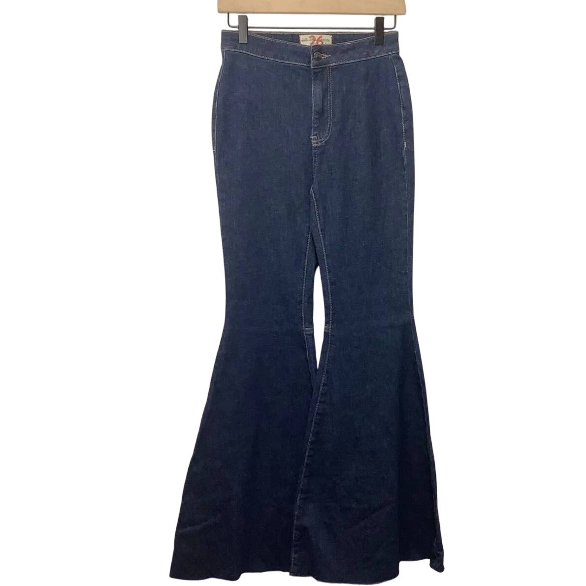 New Free People WTF Just Float On CBD Flare Jeans SIZE 26 Regular $168 SIZE 26