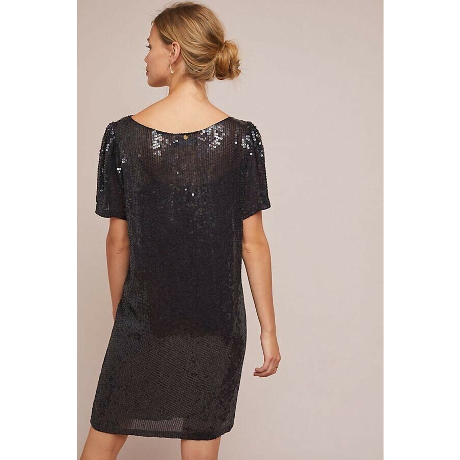 New Anthropologie Antik Batik Selima Sequin Mini Dress $435 SMALL