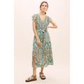 New Anthropologie x Kachel Grace Midi Dress Size 6 Tapestry Geo